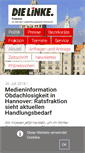 Mobile Screenshot of linksfraktion-hannover.de